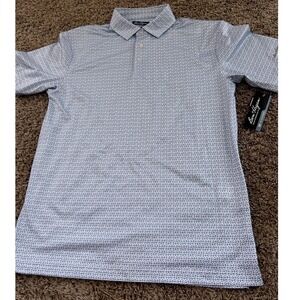 Ben Hogan Performance Polo Shirt 30% Recycled Golf Athletic Fit medium